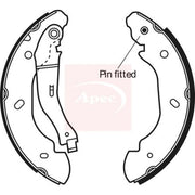 Apec Brake Shoe Set Axle Kit SHU637