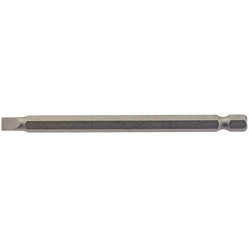 Draper Plain Slot Insert Bit, 5.5mm, 1/4" Hex, 100mm Long (Pack of 1) 64345 Draper - Dynamic Drive