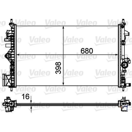 Valeo Engine Radiator 735485