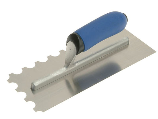 Vitrex Professional Stainless Steel Adhesive Trowel Round Notches 20mm Vitrex - Dynamic Drive