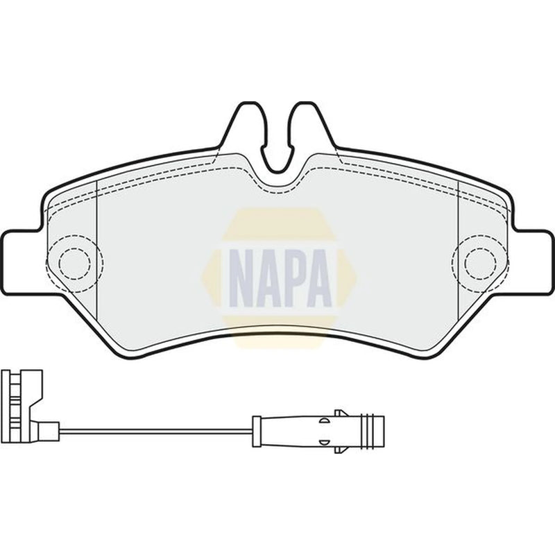 NAPA Rear Brake Pad Set fits Mercedes-Benz Sprinter 3,5-T 2006-2018