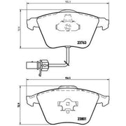 Brembo Front & Rear Brake Discs & Pads fits Audi A6 C6 2004-2011