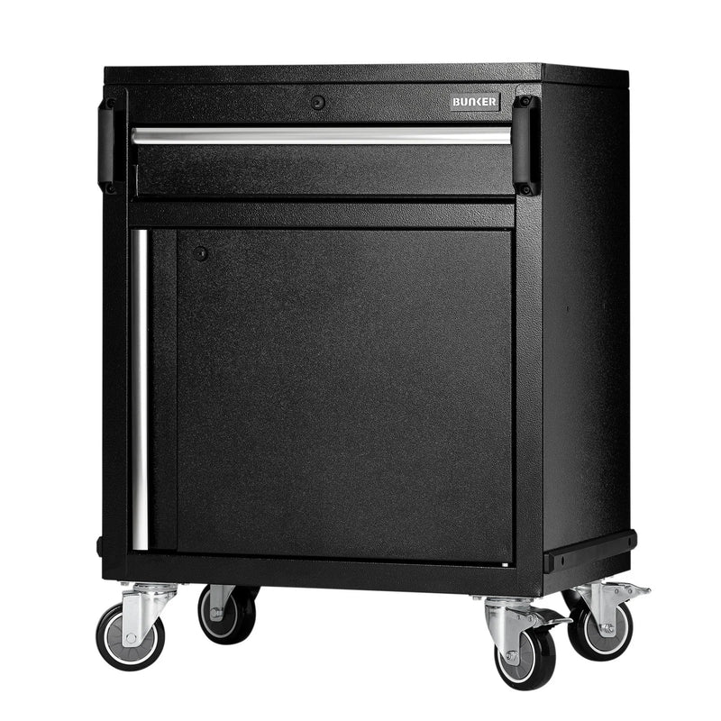BUNKER Modular Power Tool Mobile Cabinet, 1 Drawer, 1 Door, 646mm - MS400-PTT - image 1