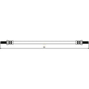 NAPA Brake Hydraulic Hose Line Rear fits Ford Escort 1968-1977 2.0