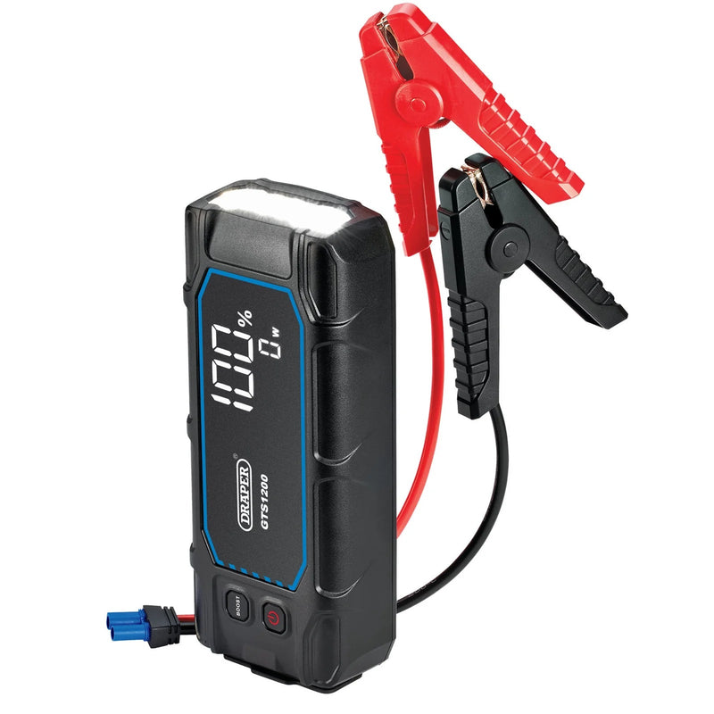 Draper 12V Lithium Jump Starter with Digital Display, 1200A - GTS1200 - image 1