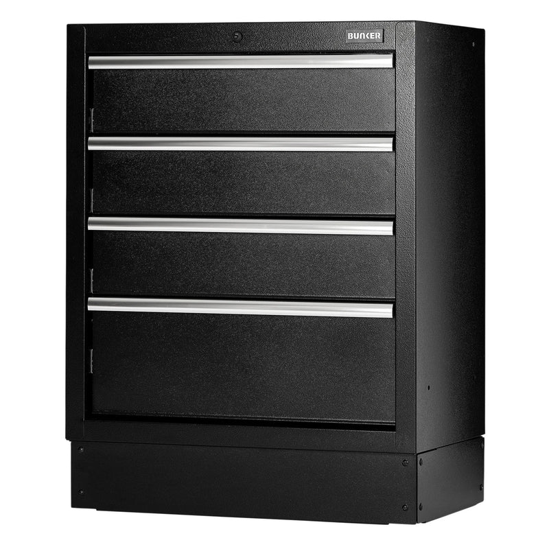 BUNKER Modular Floor Cabinet, 4 Drawer, 680mm - MS400-4BU - image 1