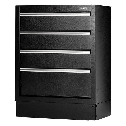 BUNKER Modular Floor Cabinet, 4 Drawer, 680mm - MS400-4BU - image 1