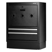 BUNKER Modular Floor Reel Cabinet, 2 Drawer, 680mm - MS400-2RBU - image 1