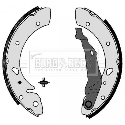 Borg & Beck Brake Shoe Set Axle Kit BBS6293