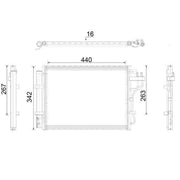 Mahle Air Conditioning Condenser AC 917 000P