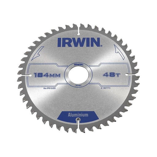 Irwin® Professional Aluminium Circular Saw Blade 184 x 30mm x 48T TCG IRWIN® - Dynamic Drive