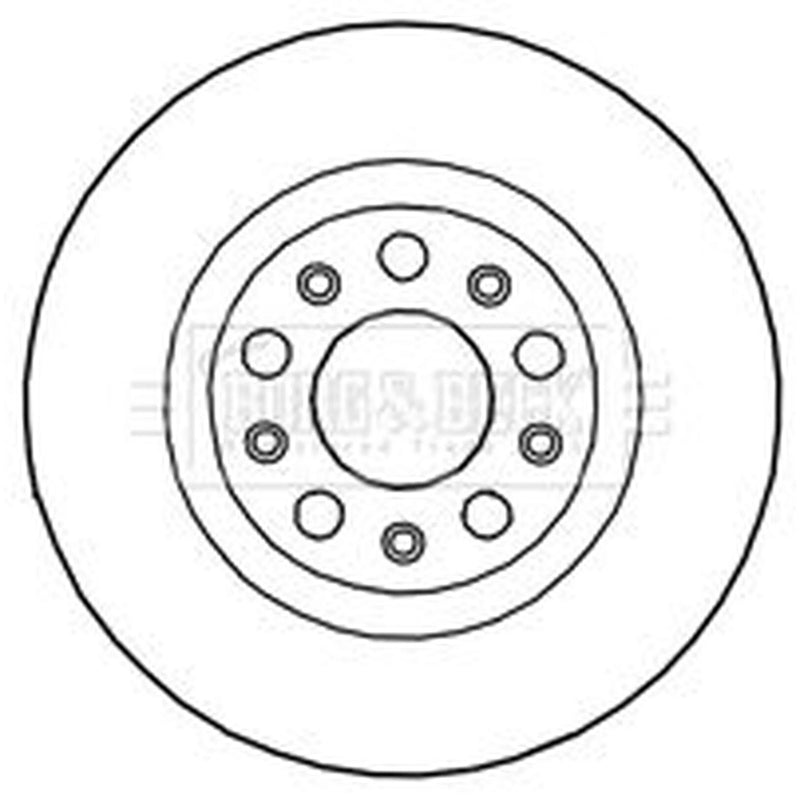 Borg & Beck Front & Rear Brake Discs & Pads fits Alfa Romeo Giulia 2015-2022