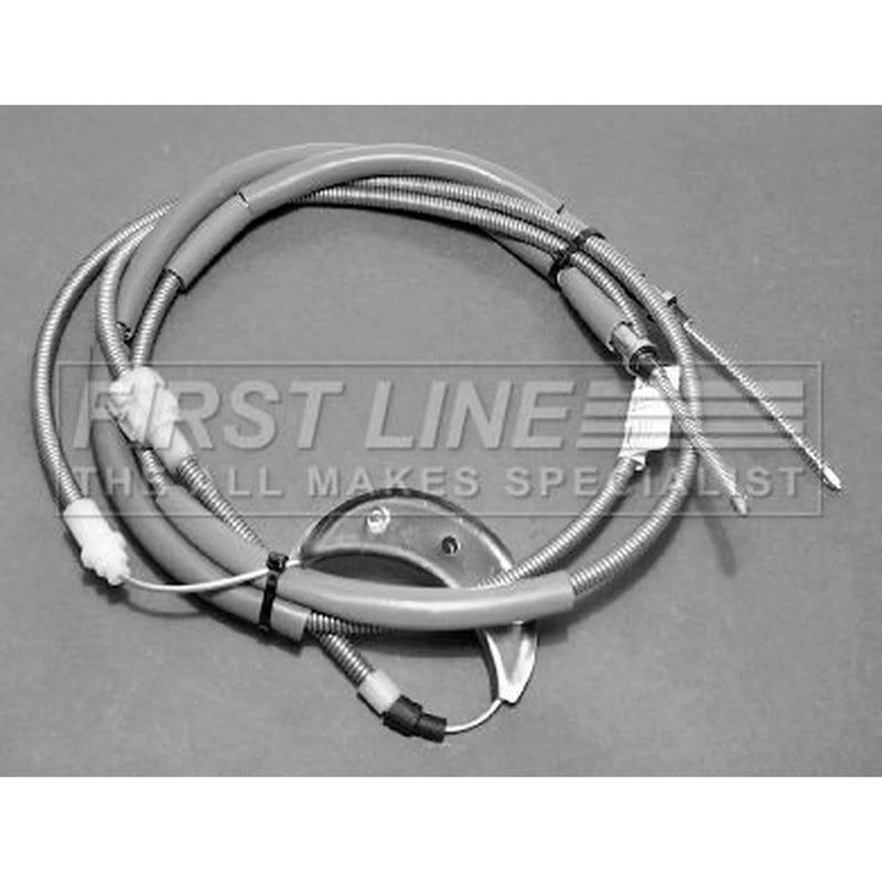 First Line Handbrake Cable Left Rear fits Ford Escort 1990-1995 1.4 1.6 1.8