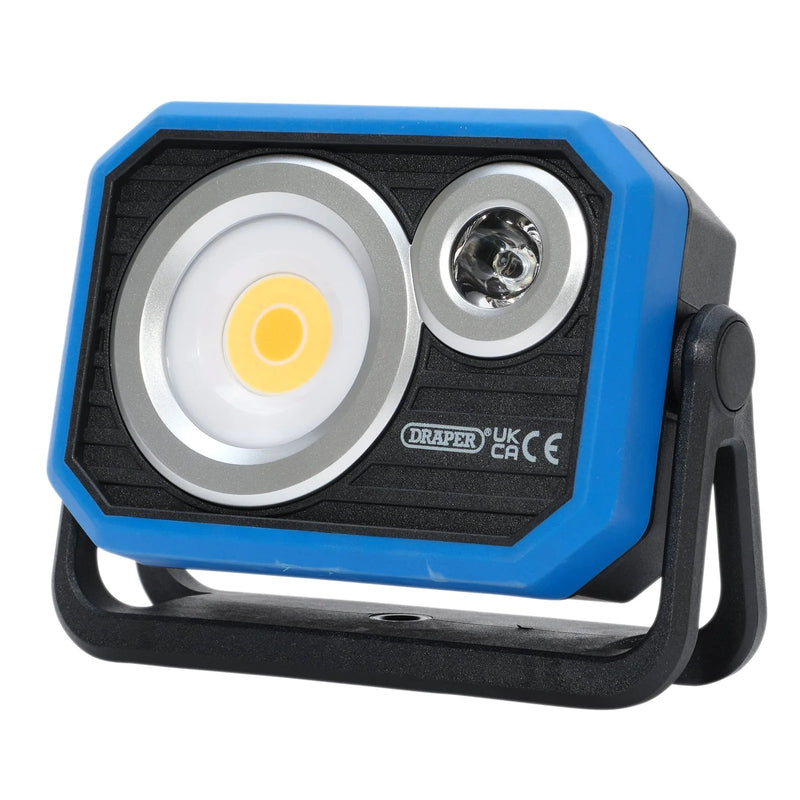 Draper COB XPG Rechargeable Work Light and Powerbank, 10W, 1000 Lumens, USB-C - image 1