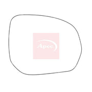 Apec Exterior Wing Mirror Glass Right fits Citroën C-Crosser 2007-2012 2.2 2.4