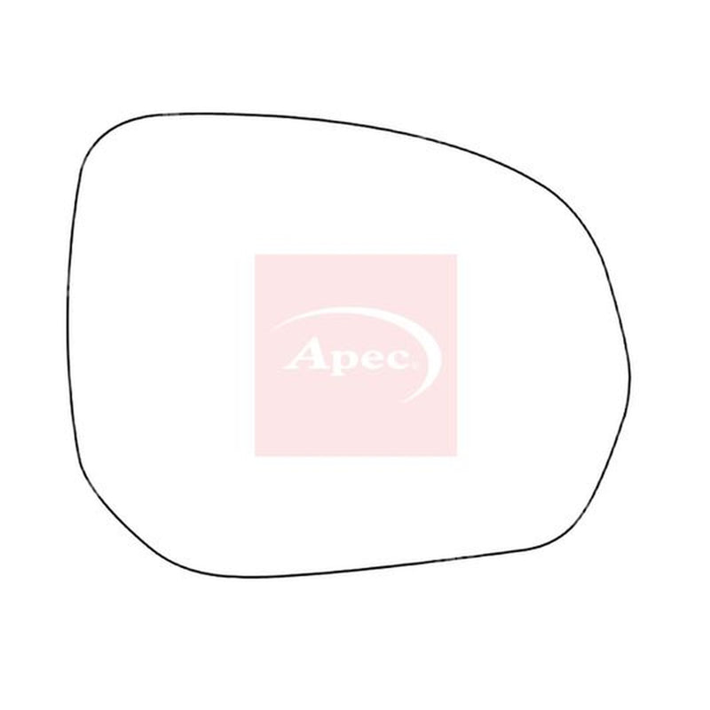Apec Exterior Wing Mirror Glass Right fits Citroën C-Crosser 2007-2012 2.2 2.4