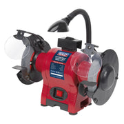 Sealey Bench Grinder 150mm with Work Light 250W/230V BG150WL Sealey  - Dynamic Drive