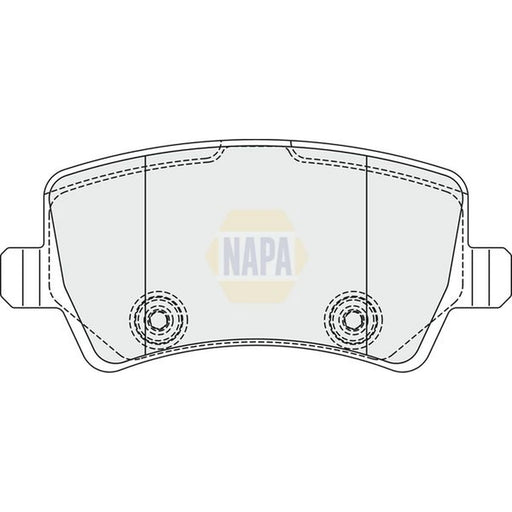 NAPA Rear Brake Pad Set NBP1700