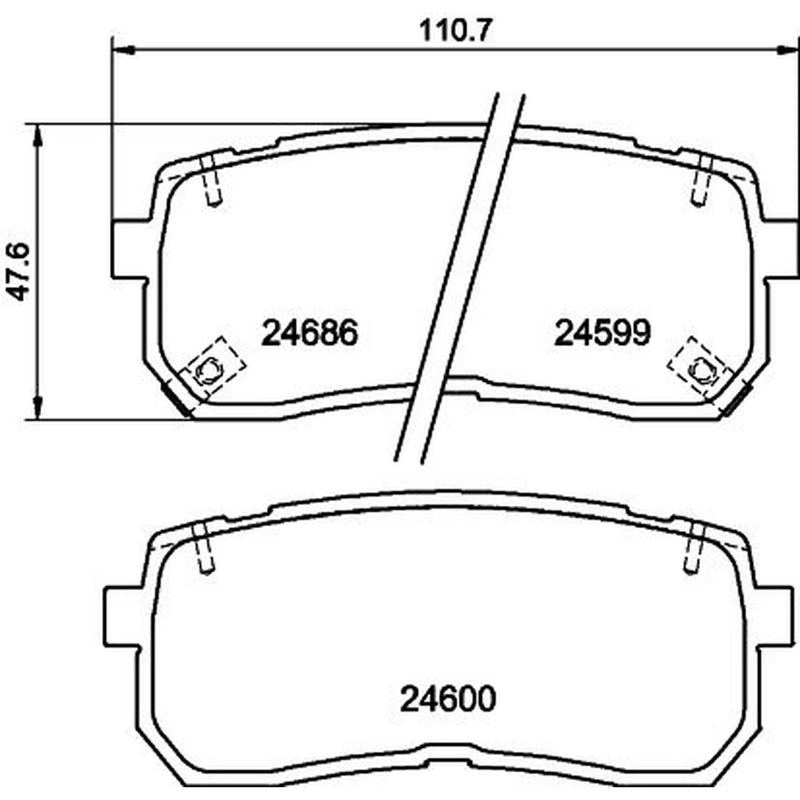 Mintex Front & Rear Brake Discs & Pads fits Kia Sedona 2006-2015 2.2 2.7 2.9