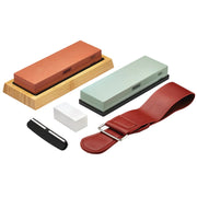 Draper Whetstone Sharpening Stone Set with Non-Slip Base and Angle Guide - image 1