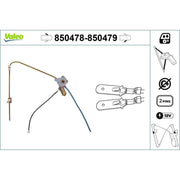Valeo Electric Window Regulator Lifter Right Front 850479
