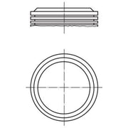 Mahle Piston Cylinder Bore = 76mm 039 09 00