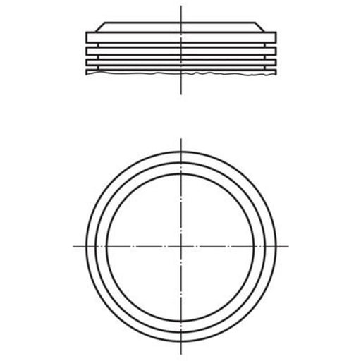 Mahle Piston Cylinder Bore = 76mm fits Peugeot 304 1969-1976 1.3