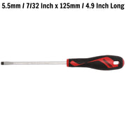Teng Tools Flat Screwdriver 1.0 x 5.5 x 125mm L Hex Shaft Teng Tools - Dynamic Drive