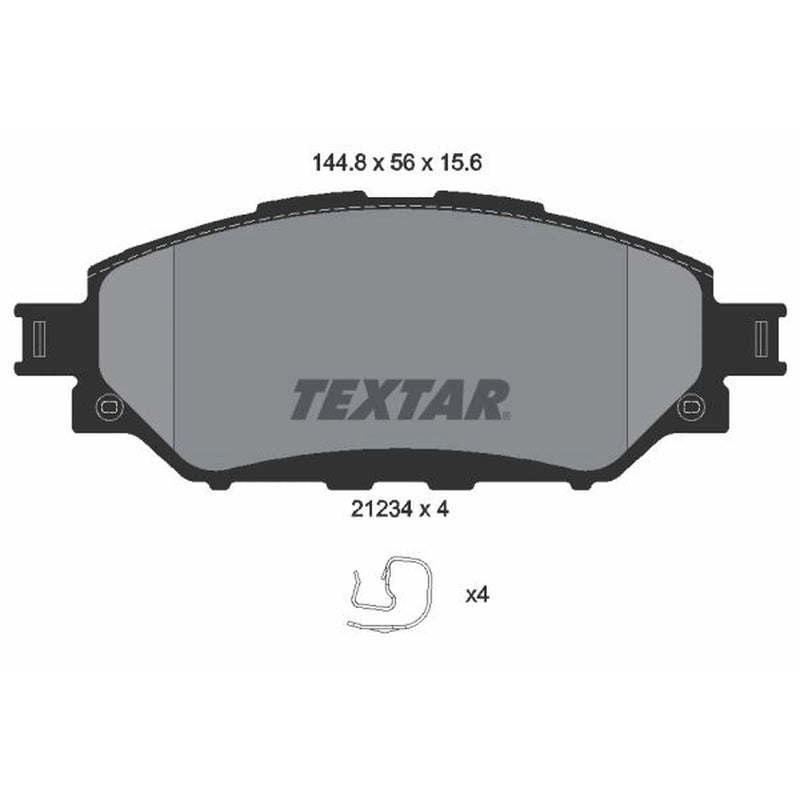 Textar Front Brake Pad Set 2123401