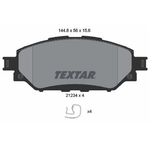 Textar Front Brake Pad Set 2123401