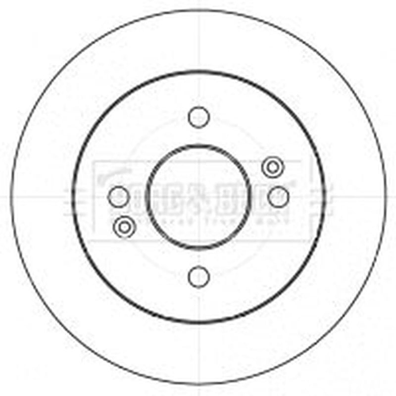 Borg & Beck Front & Rear Brake Discs & Pads fits Kia Picanto II 2011-2017