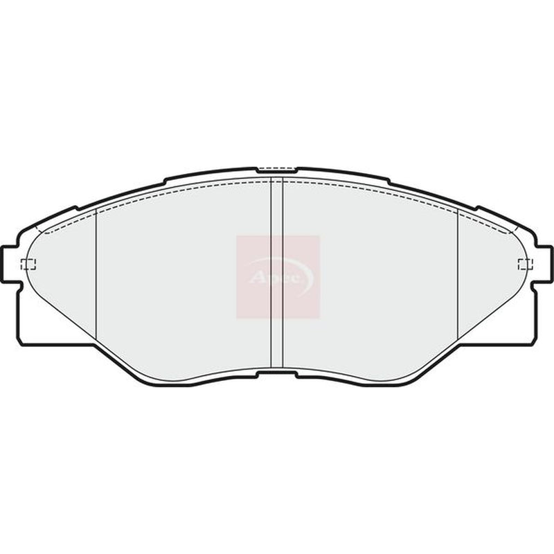 Apec Front Brake Pad Set fits Toyota Hilux Vigo VII Pickup 2006-2015 2.5