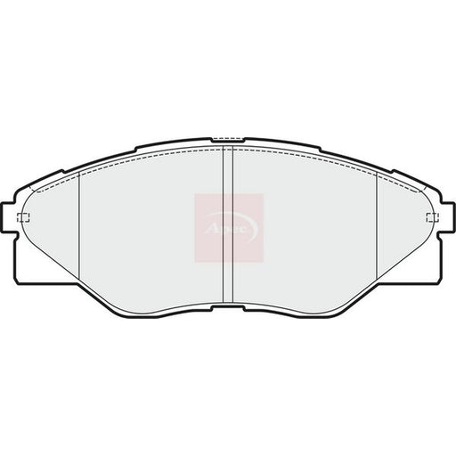 Apec Front Brake Pad Set fits Toyota Hilux Vigo VII Pickup 2006-2015 2.5
