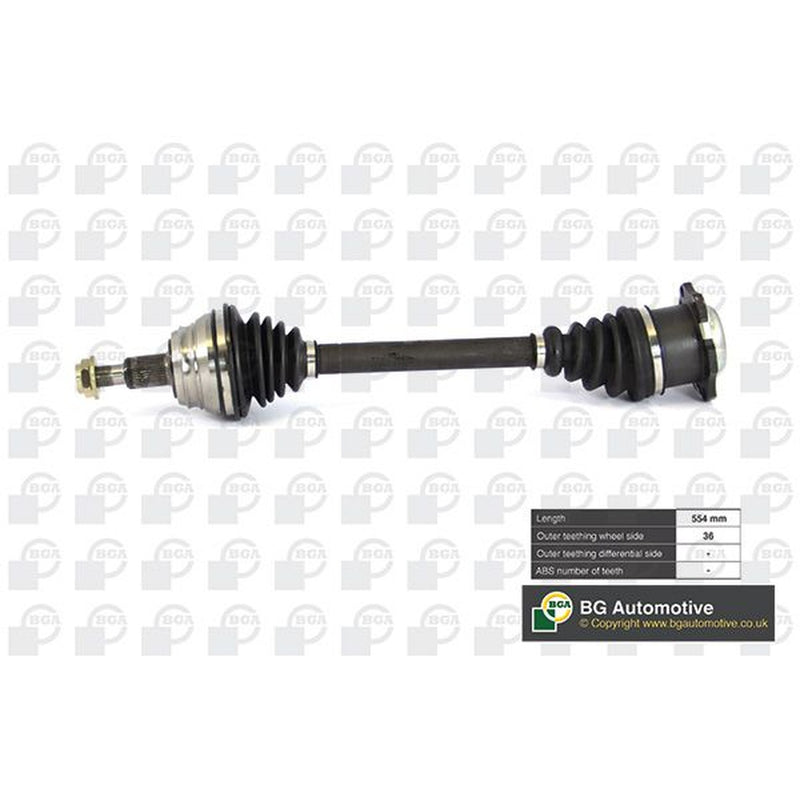 BGA CV Drive Shaft Driveshaft Front Left fits Audi A3 1996-2003 1.6 1.8 1.9