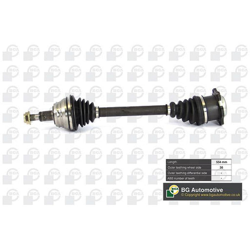 BGA CV Drive Shaft Driveshaft Front Left fits Audi A3 1996-2003 1.6 1.8 1.9