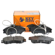 Key Parts 4 x Front Brake Pad Set fits Citroën Berlingo First 1996-2011