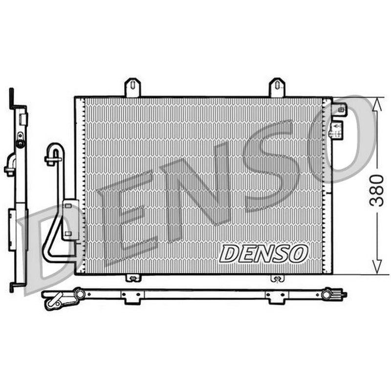 Denso Air Conditioning Condenser fits Renault Clio 1998-2010