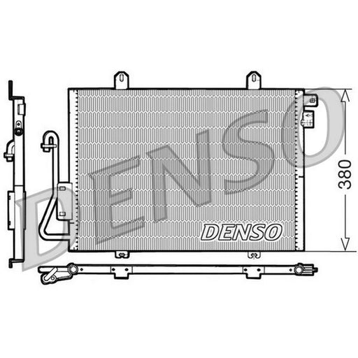 Denso Air Conditioning Condenser fits Renault Clio 1998-2010