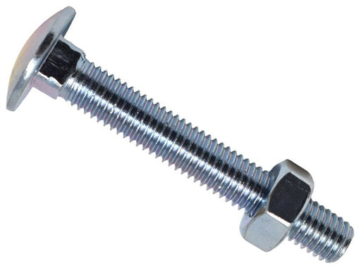 METALMATE Cup Square Hex Bolt & Nut ZP M10 x 70mm Box 25 METALMATE� - NN4 Online