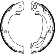 Mintex Parking Brake Shoe Set fits Toyota Corolla Verso 2004-2009