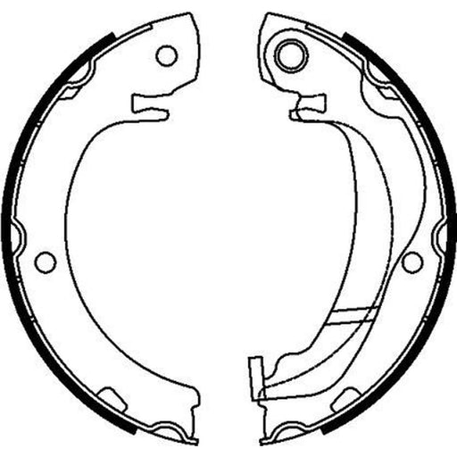 Mintex Parking Brake Shoe Set fits Toyota Corolla Verso 2004-2009