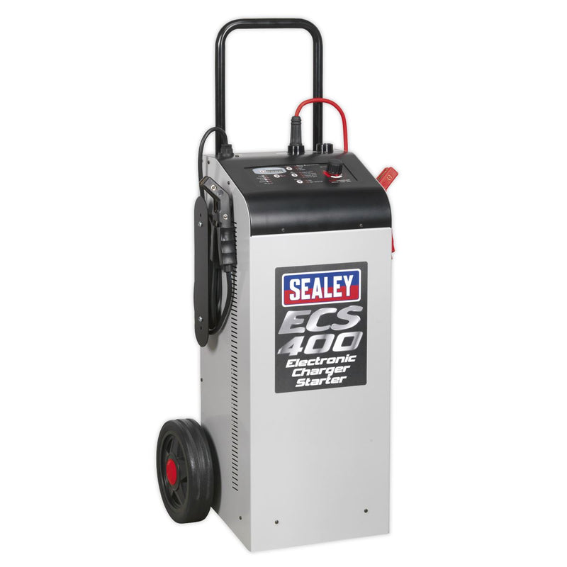 Sealey Electronic Charger Maintainer/Starter 75/400A 12/24V ECS400 Sealey - Dynamic Drive