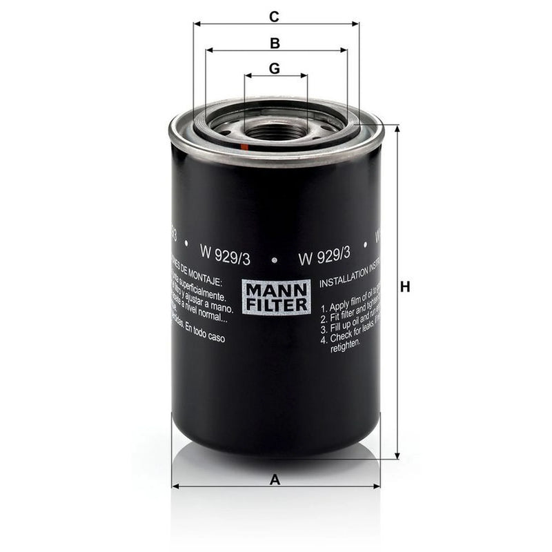 MANN-FILTER Engine Oil Filter