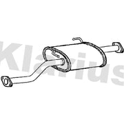 Klarius Box With Centre Pipe Centre fits Hyundai Trajet 2000-2008 2.0