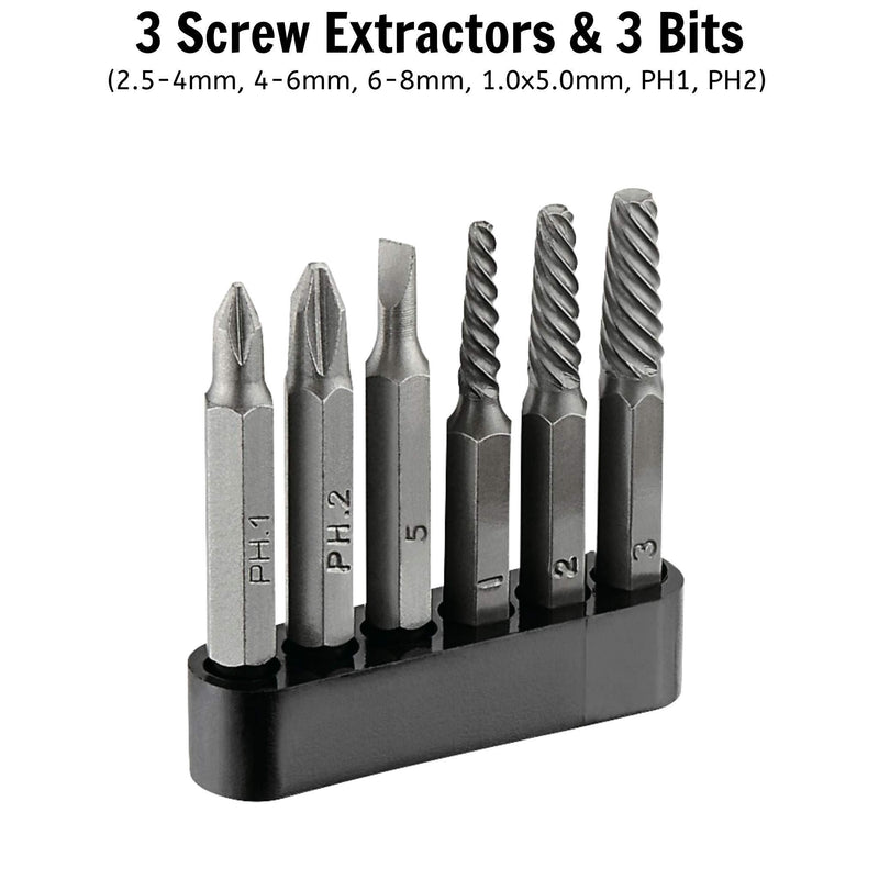 Teng Tools 1/4" Impact Driver Set 7 Pieces Teng Tools - Dynamic Drive