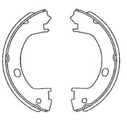 Mintex Parking Brake Shoe Set fits Chrysler 300M 1998-2004 2.7 3.5