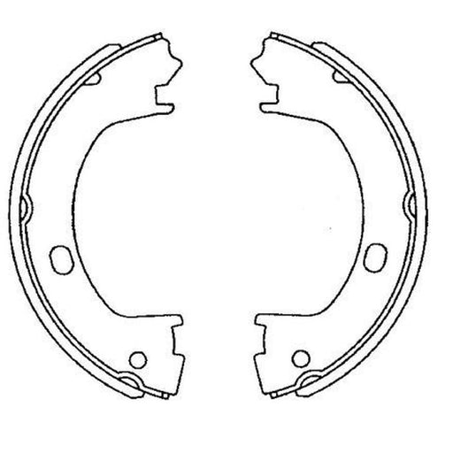 Mintex Parking Brake Shoe Set fits Chrysler 300M 1998-2004 2.7 3.5