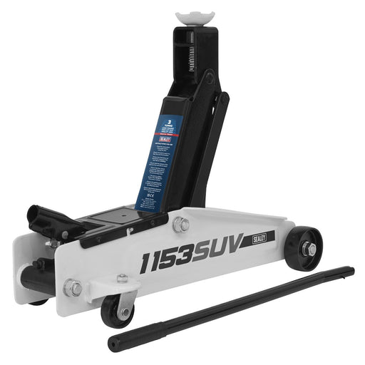 Sealey Long Reach High Lift SUV Trolley Jack 3 Tonne 1153SUV Sealey - Dynamic Drive