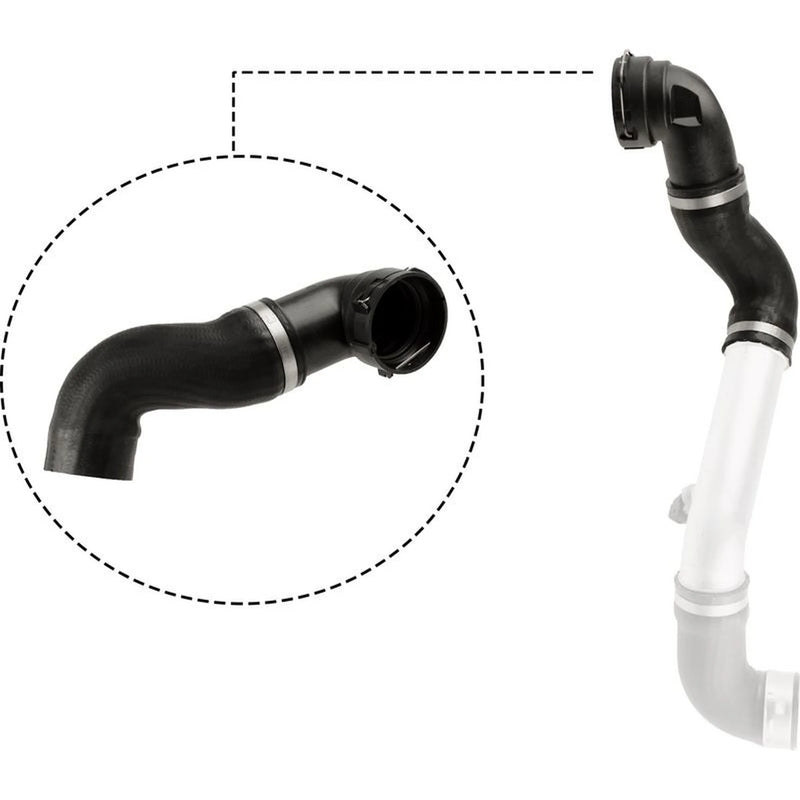 Gates Intercooler Turbo Charge Air Hose 355mm fits BMW X3 2006-2011 3.0