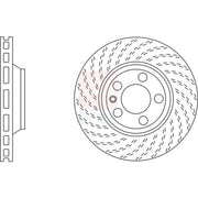 Apec Front Brake Discs & Pads fits Porsche Cayenne 2010-2018 3.0 3.6 4.2 4.8